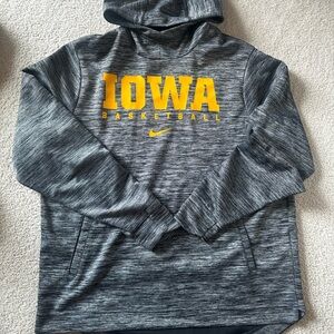 Nike Gray and Yellow Iowa Sweatshirt